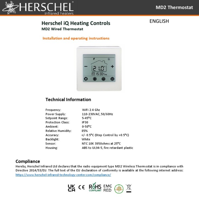 Herschel MD2 Installation and operating instructions