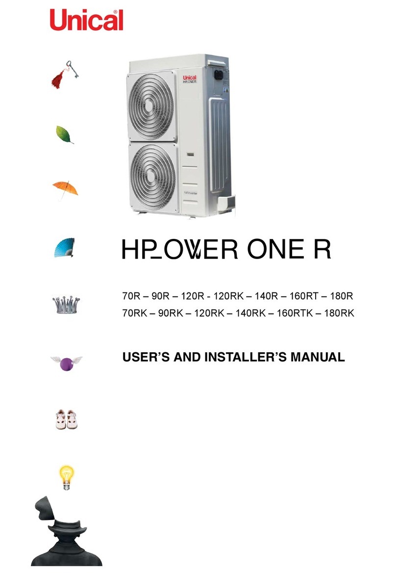 Unical HP-OWER ONE R Series User's and installer's manual