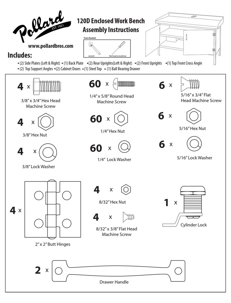 Pollard 120D Assembly instructions