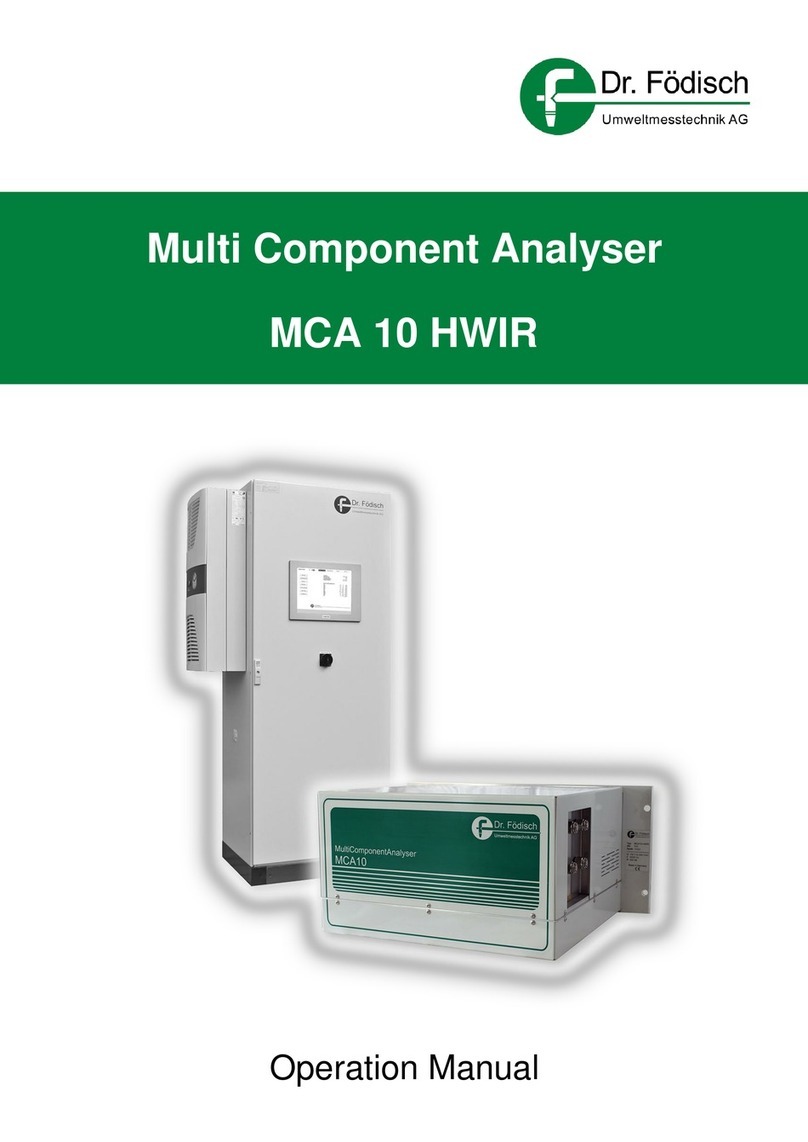 Dr.Fodisch MCA 10 HWIR Operation manual