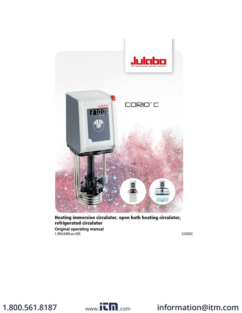 Julabo Corio C Original operating manual Julabo Corio C Original operating manual