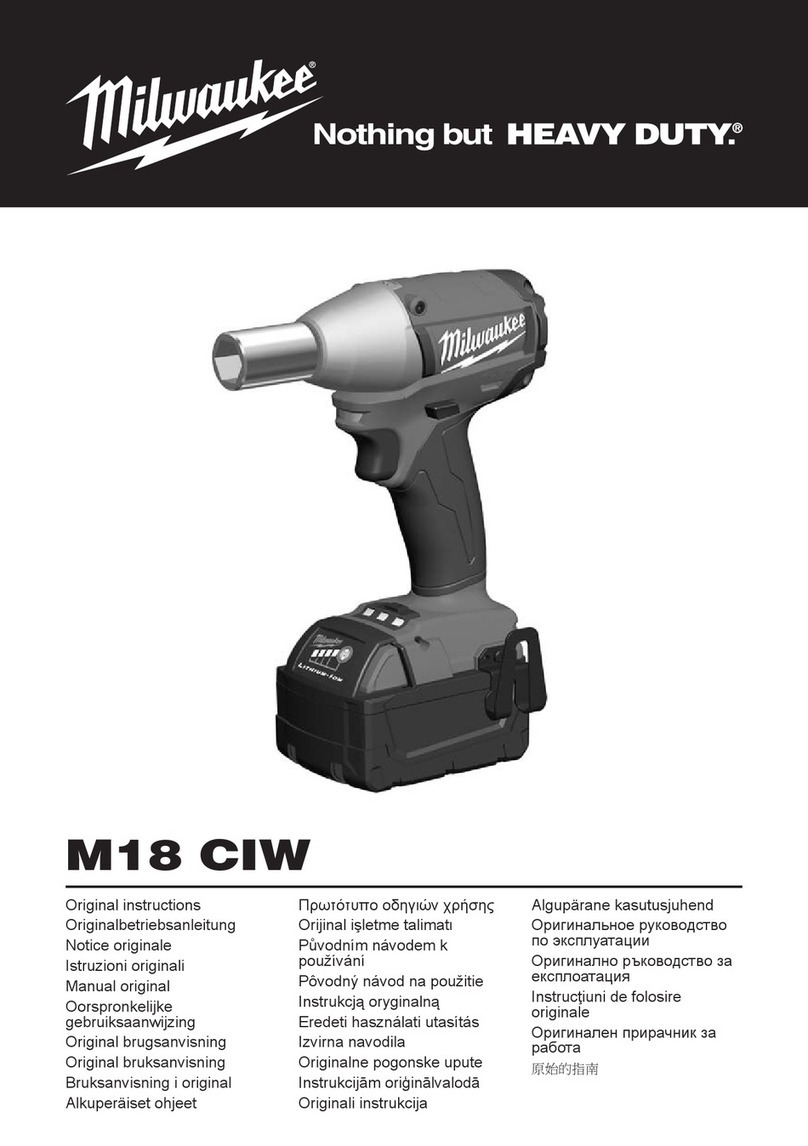 Milwaukee M18 CIW Original instructions