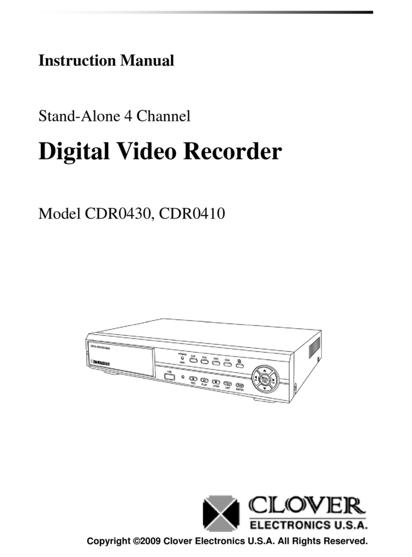 Clover CDR0430 instruction manual