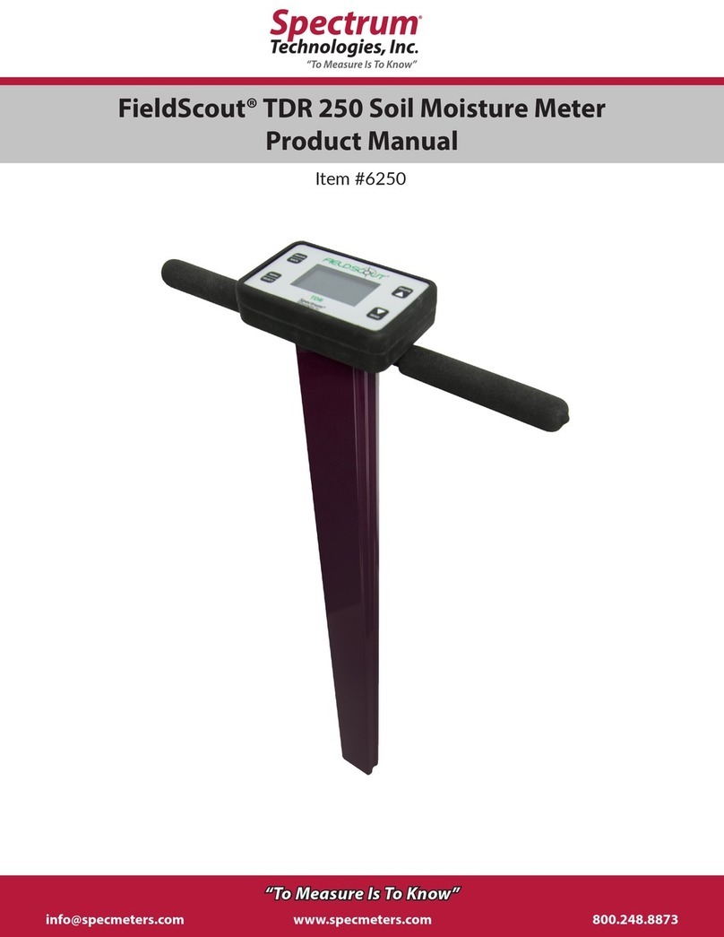Spectrum Technologies FieldScout TDR 250 product manual