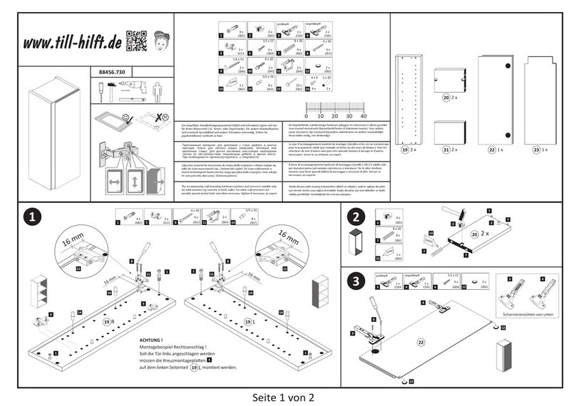 Till-Hilft 88456.730 User manual Till-Hilft 88456.730 User manual