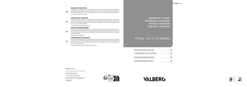 Electro Depot Valberg 4D 511 E DX625C User manual