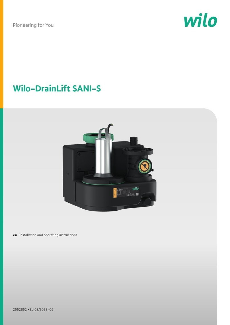 Wilo DrainLift SANI-S User manual