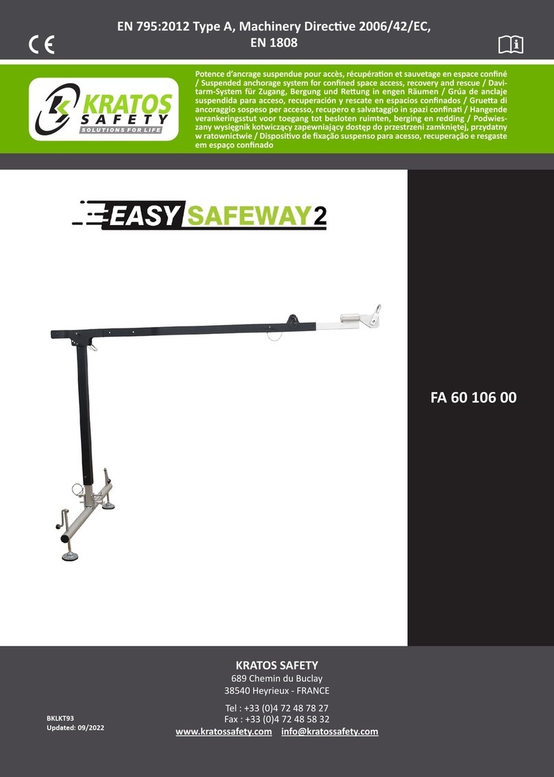 KRATOS SAFETY FA 60 106 00 User manual