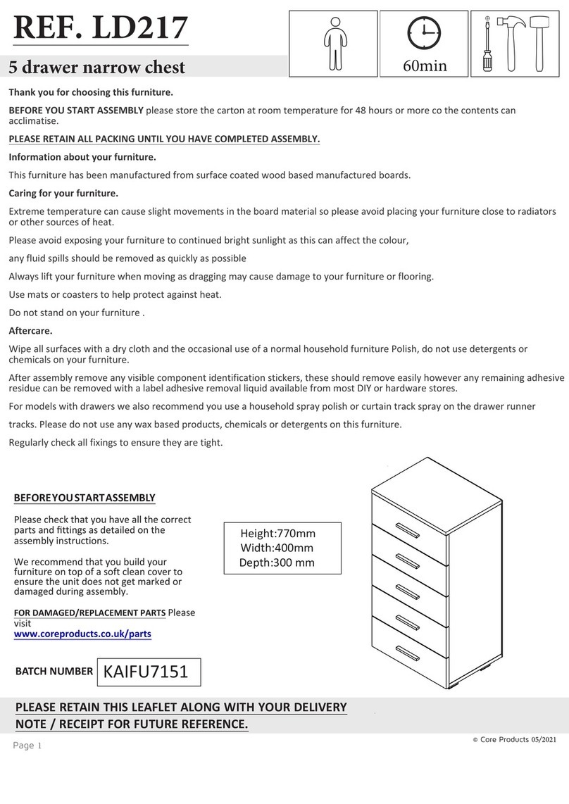 Core Products Rimini LD217 User manual