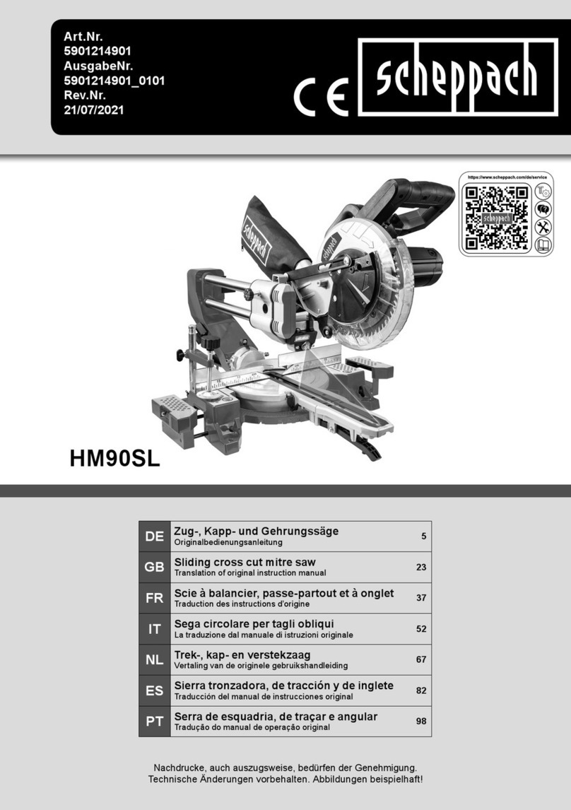 Scheppach HM90SL Instructions for use