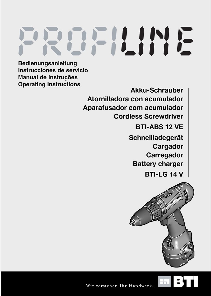 BTI PROFILINE BTI-ABS 12 VE User manual