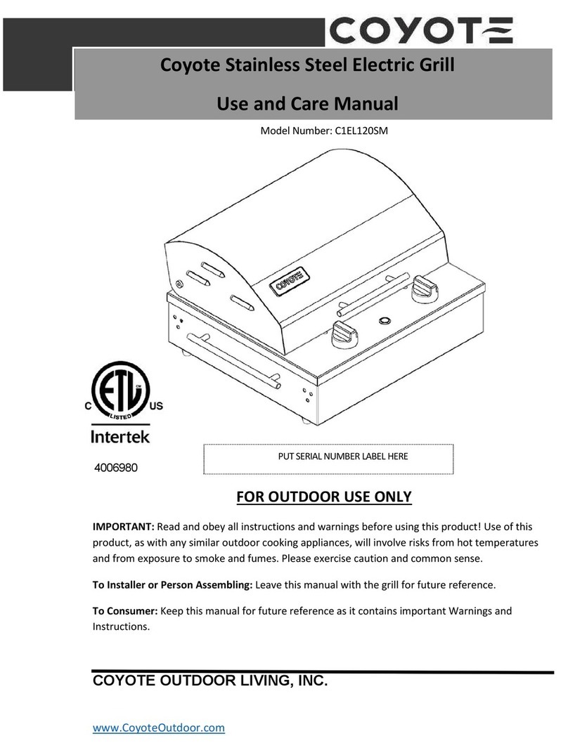Coyote C1EL120SM User manual