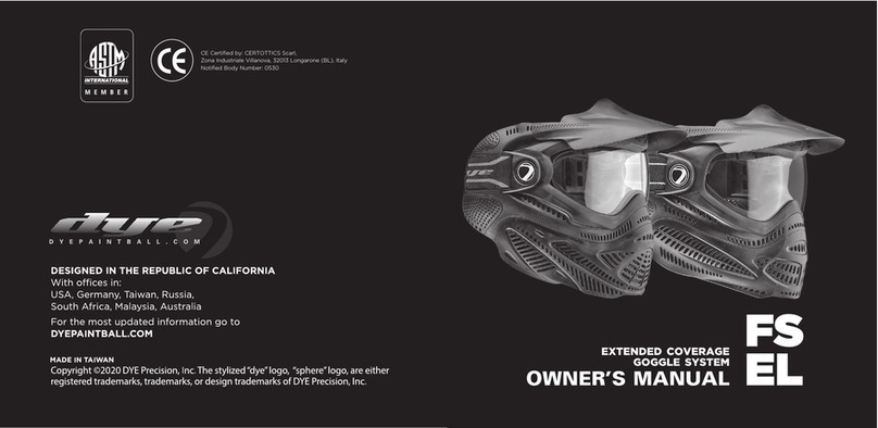 dye ES owner's manual