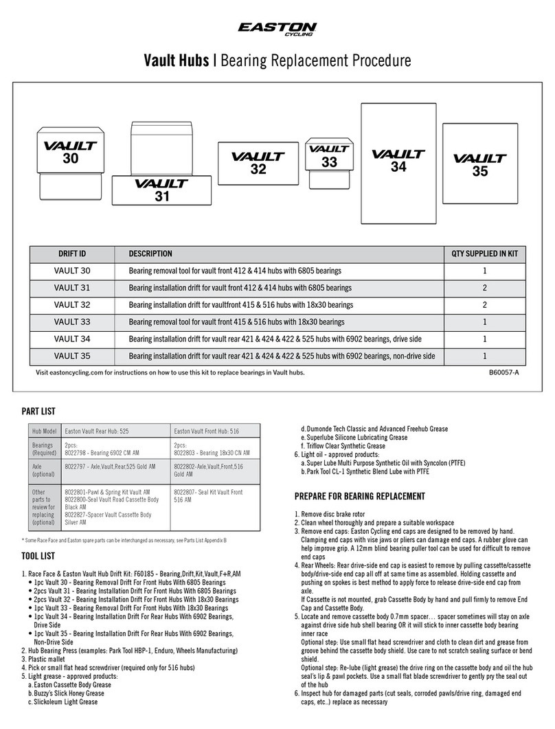 Easton Sports VAULT 30 quick start guide