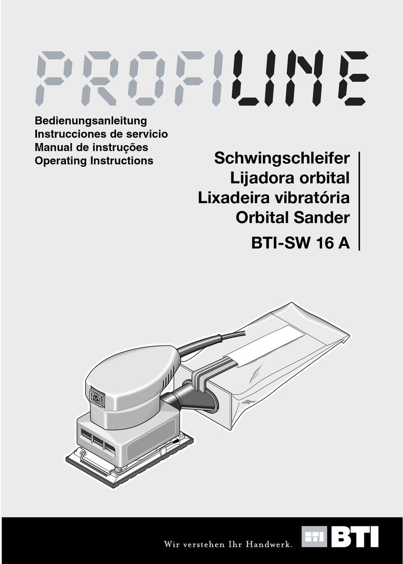 BTI PROFILINE BTI-SW 16 A operating instructions BTI PROFILINE BTI-SW 16 A operating instructions