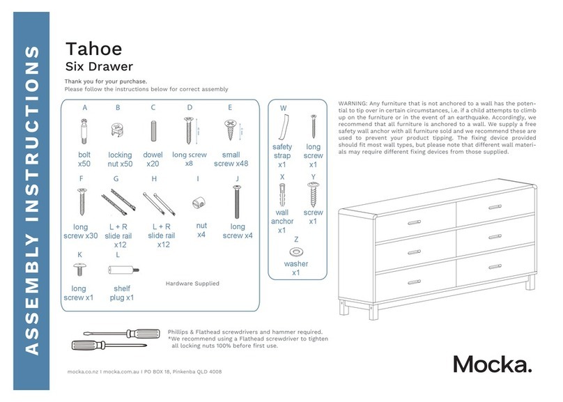 Mocka Tahoe Assembly instructions