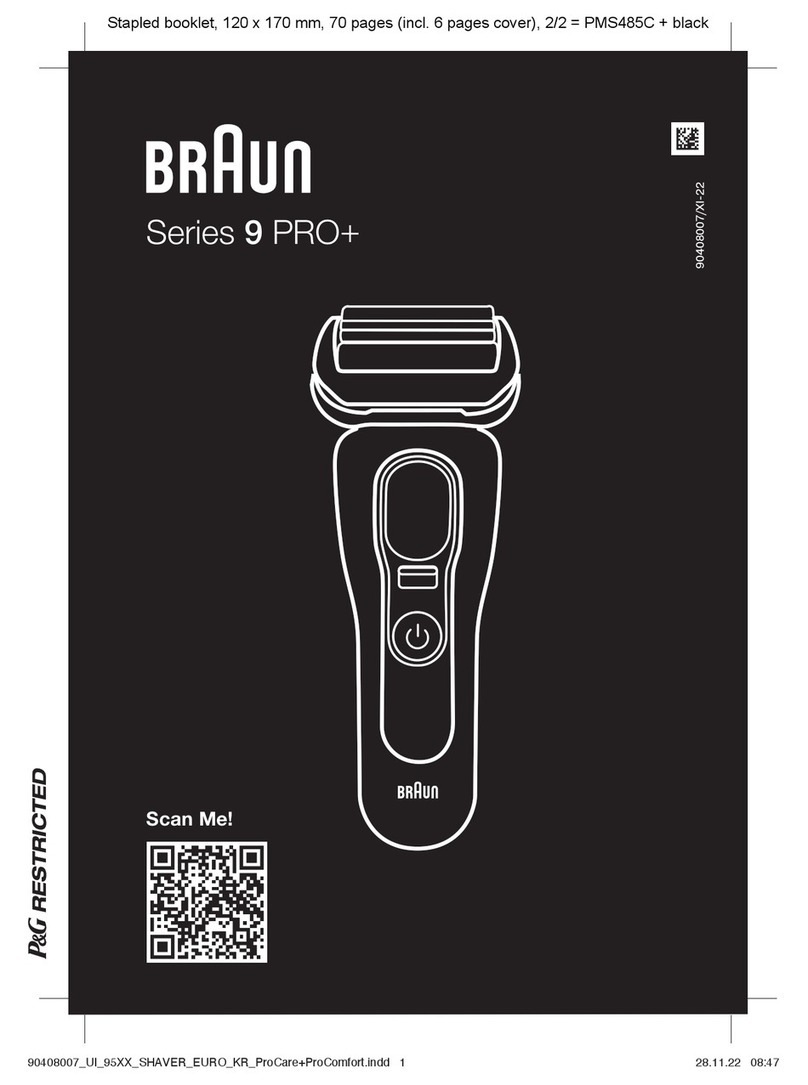 Braun Pro 9 Series User manual