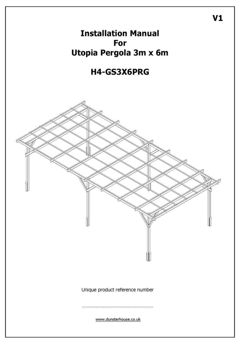 Dunster House H4-GS3X6PRG installation manual
