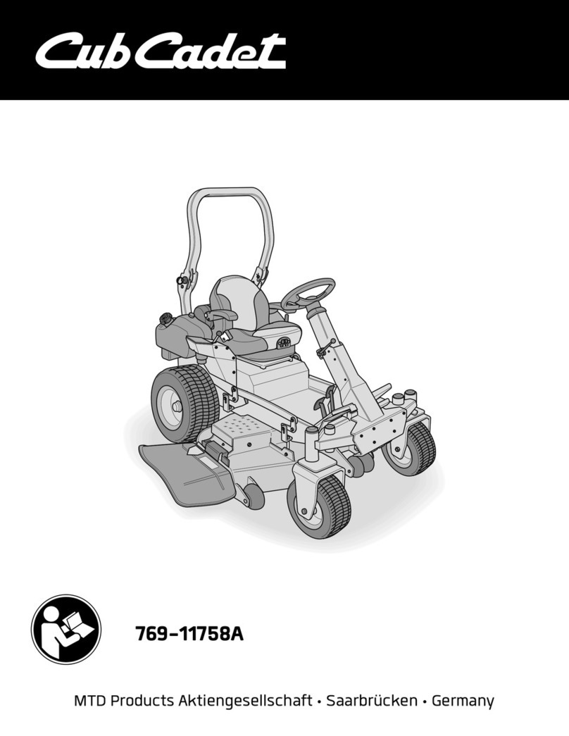 Cub Cadet 769-11758A User manual Cub Cadet 769-11758A User manual