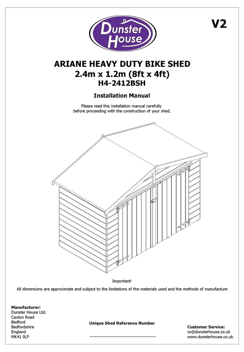 Dunster House ARIANE H4-2412BSH User manual