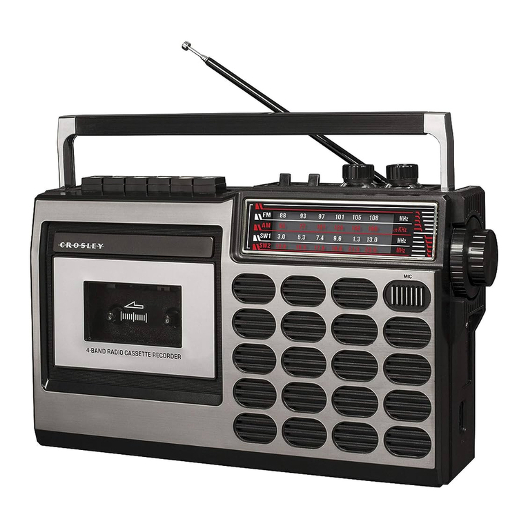 Crosley CT100B user manual