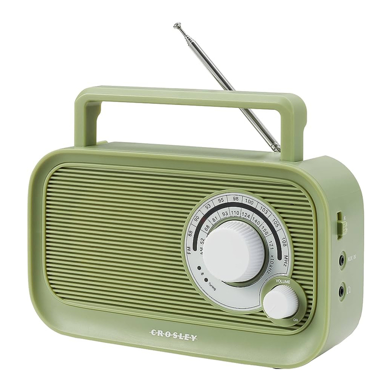 Crosley CR3041A User manual