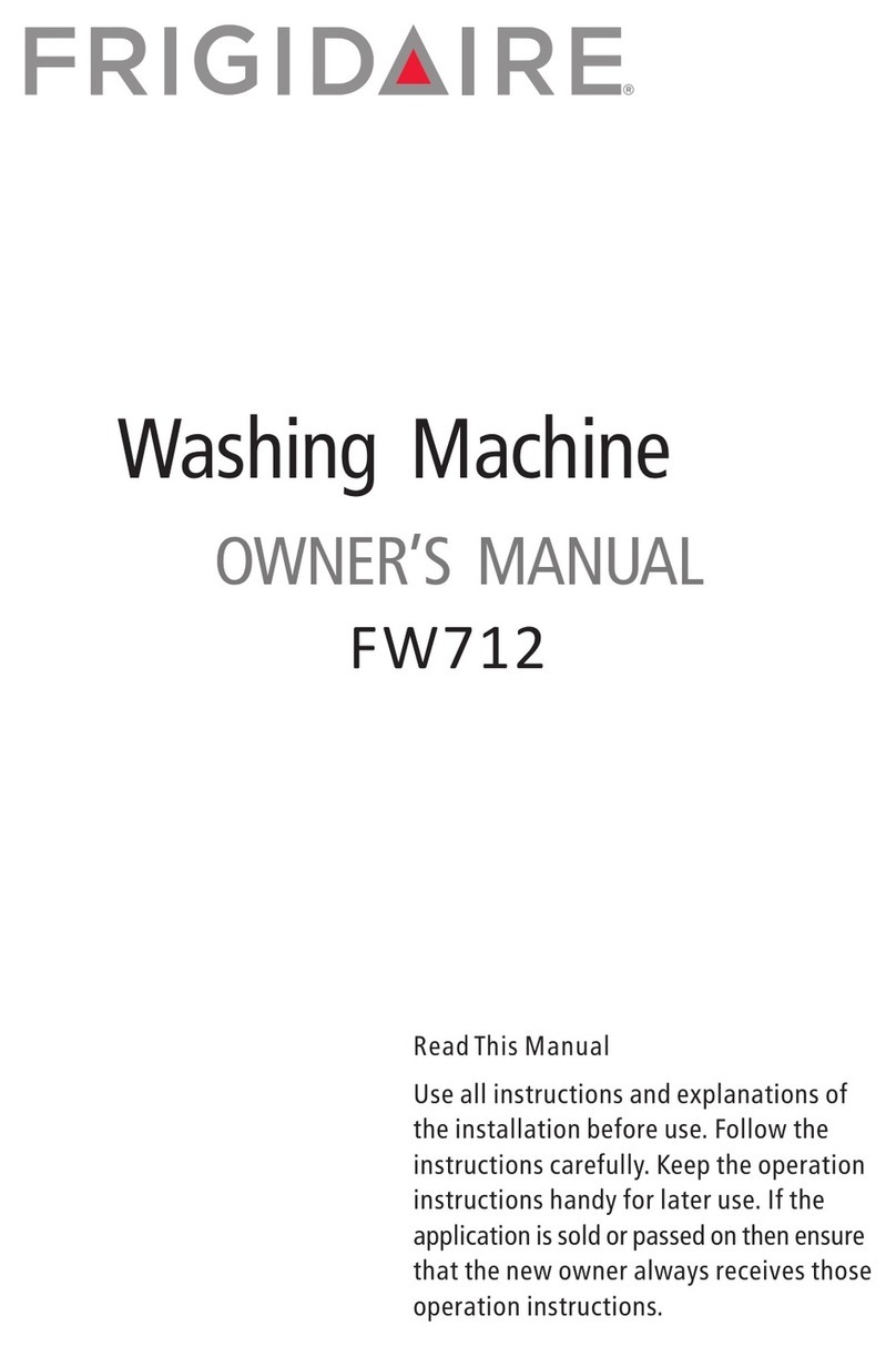 Frigidaire FW712 User manual