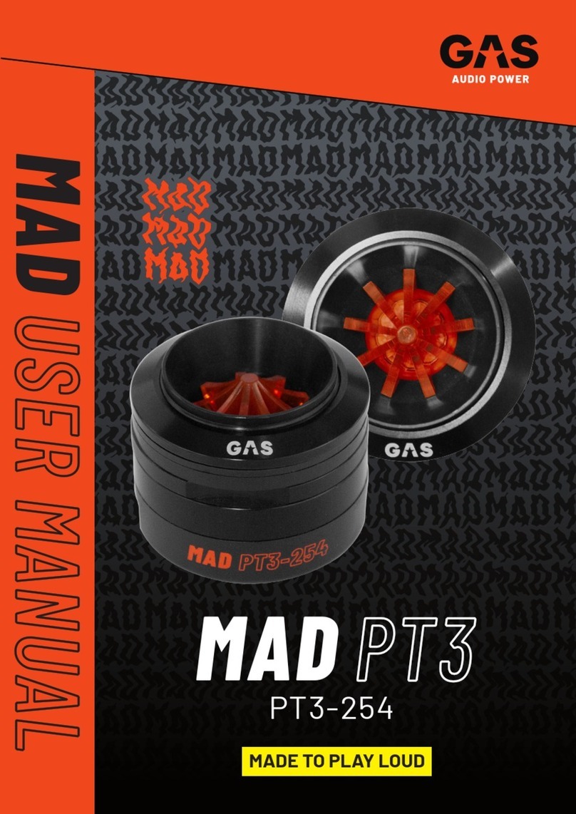GAS MAD PT3 user manual