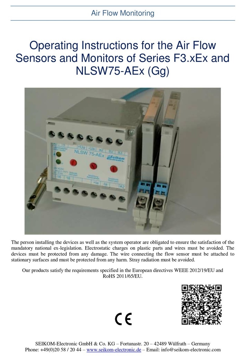 Seikom Electronic NLSW75-AEx (Gg) operating instructions