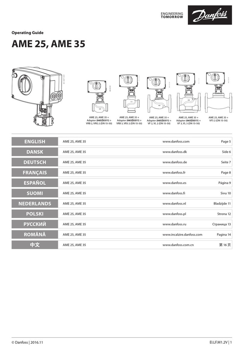 Danfoss AME 35 User manual