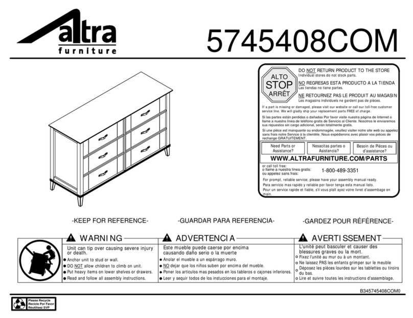 Altra furniture 5745408COM manual Altra furniture 5745408COM manual
