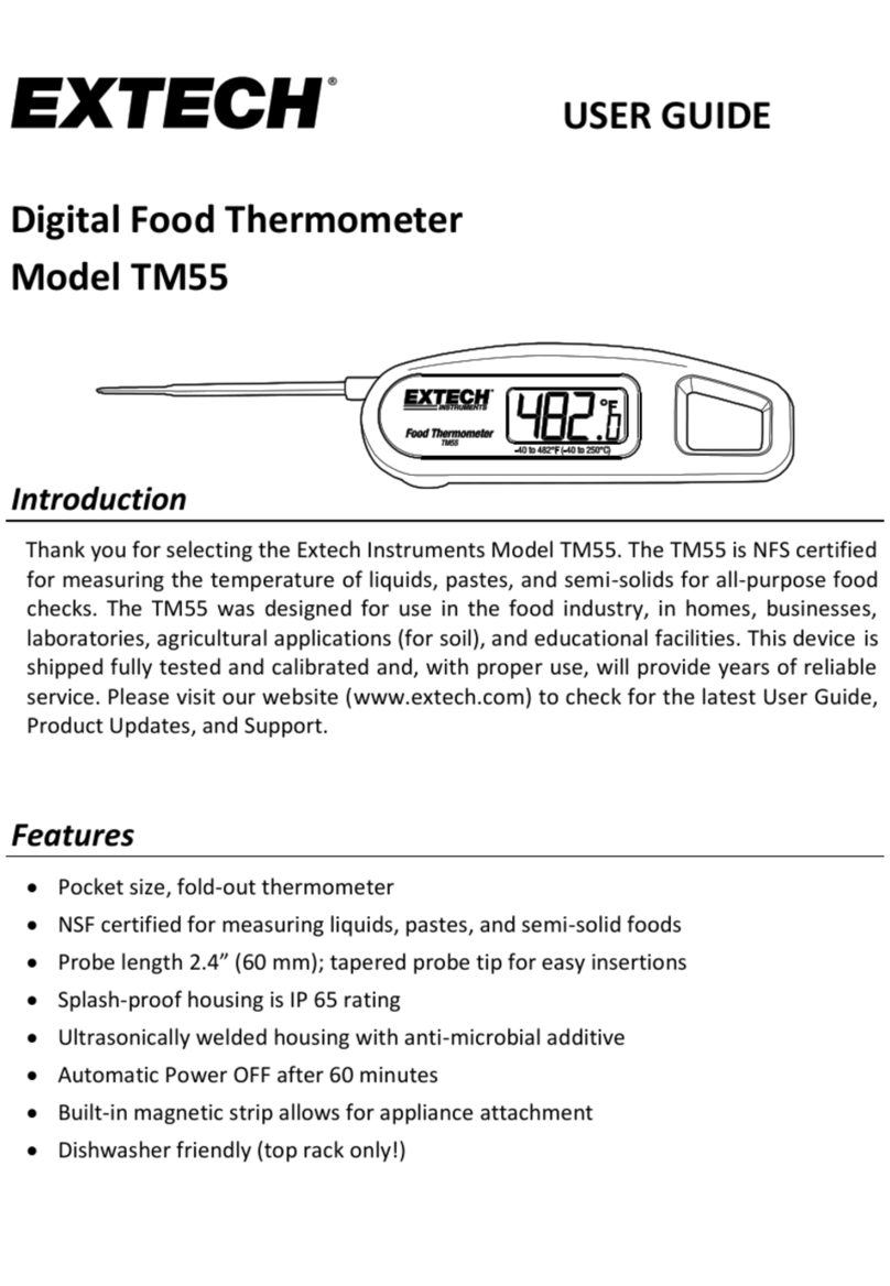 Extech Instruments TM55 User manual