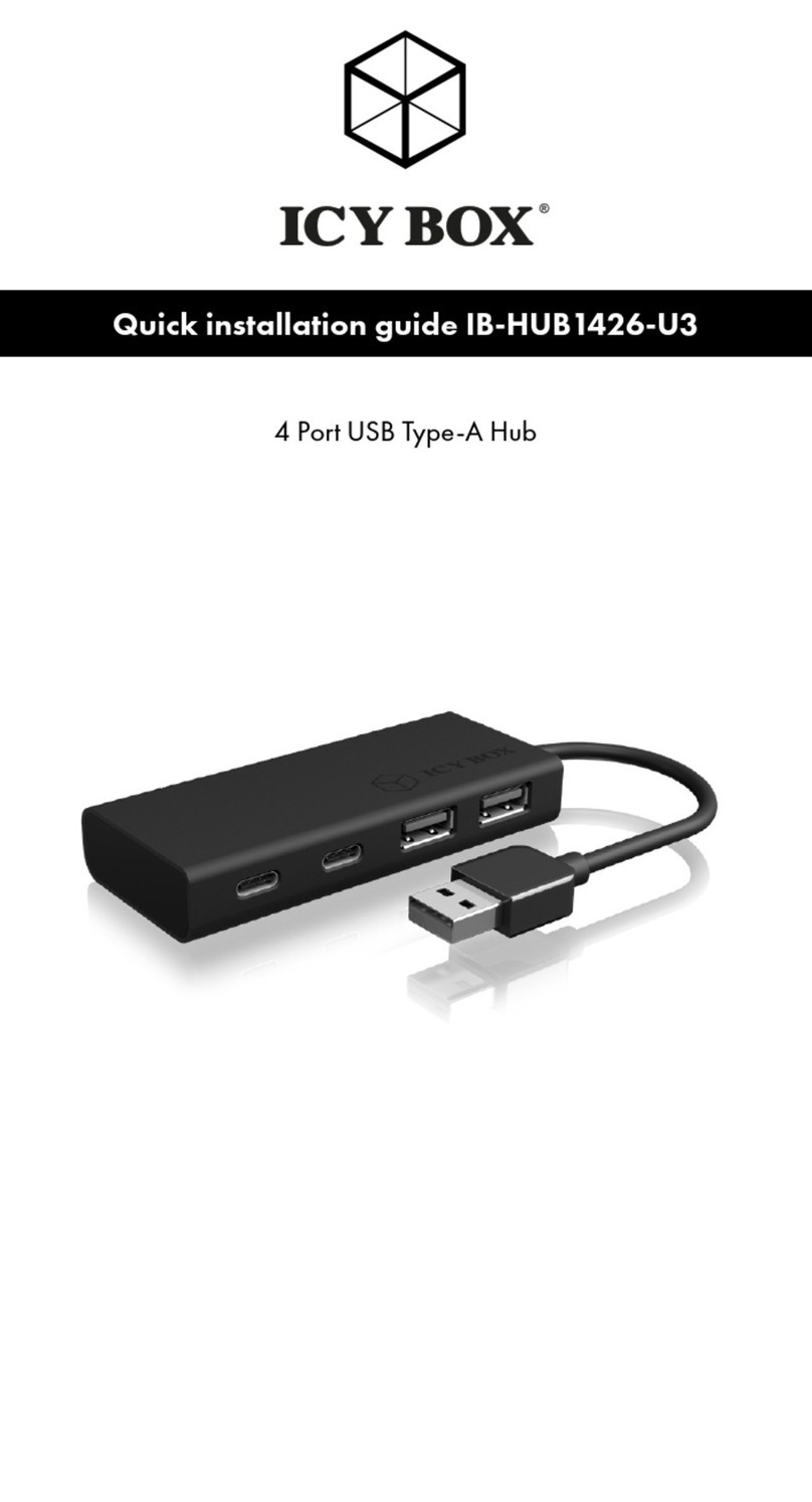 Icy Box IB-HUB1426-U3 User manual Icy Box IB-HUB1426-U3 User manual