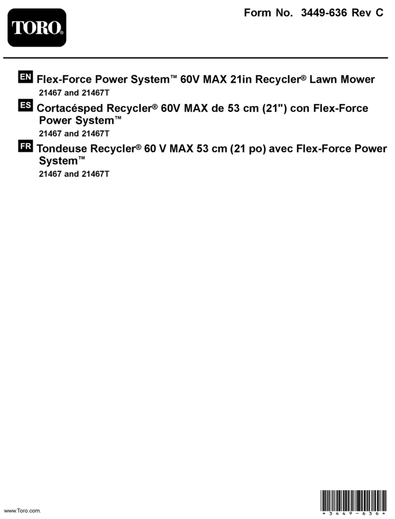 Toro 21467T User manual