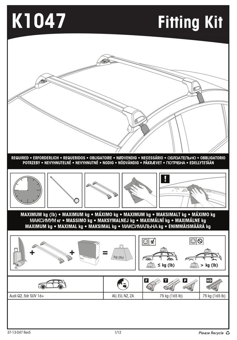 Prorack K1047 User manual