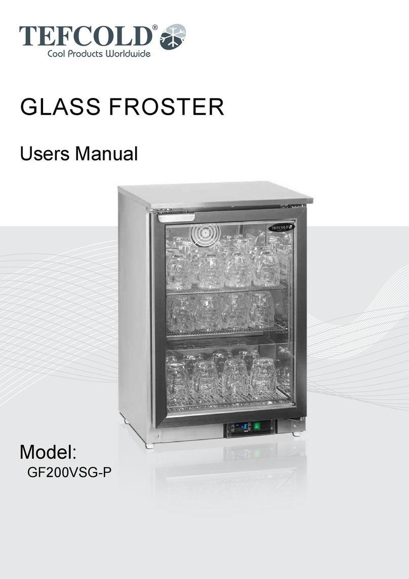 Tefcold GF200VSG-P user manual