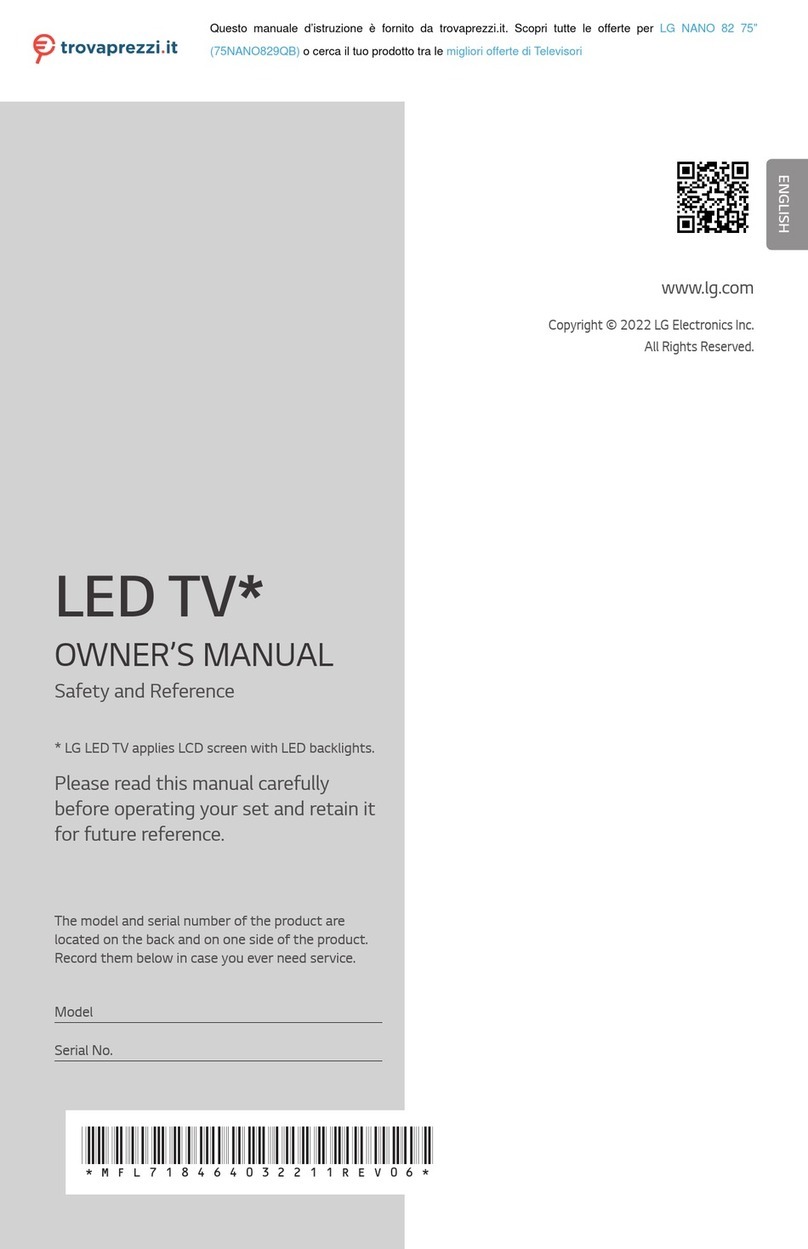 LG NANO 82 User manual