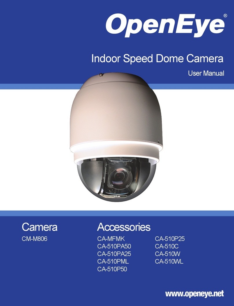 OpenEye CM-M806 user manual