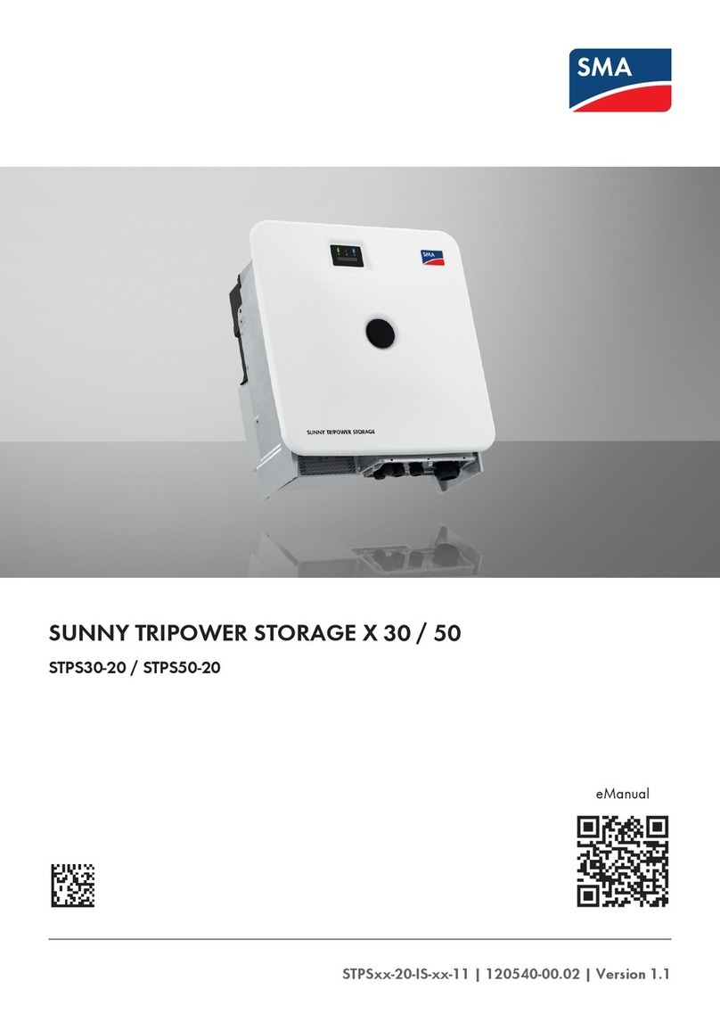 SMA SUNNY TRIPOWER STORAGE X 30 User manual
