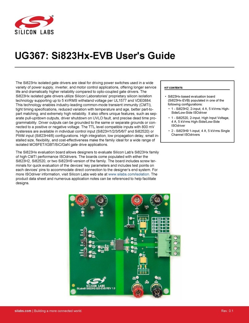 Silicon Laboratories Si823Hx-EVB User manual