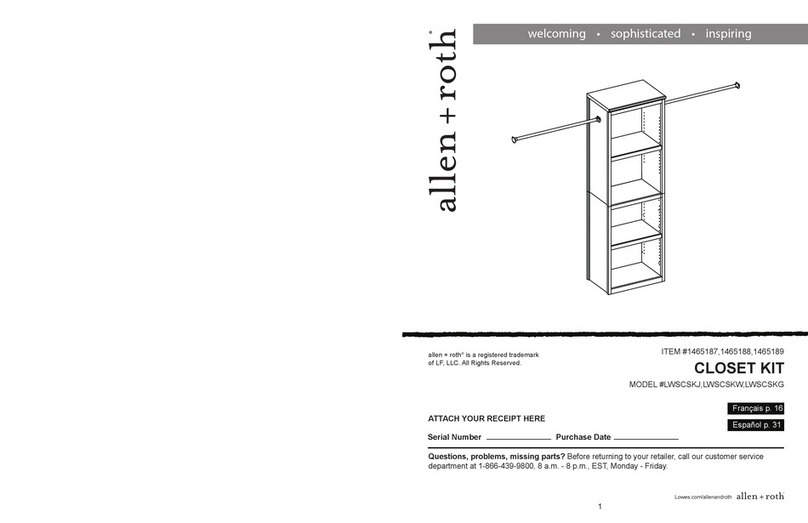 Allen + Roth LWSCSKJ User manual Allen + Roth LWSCSKJ User manual