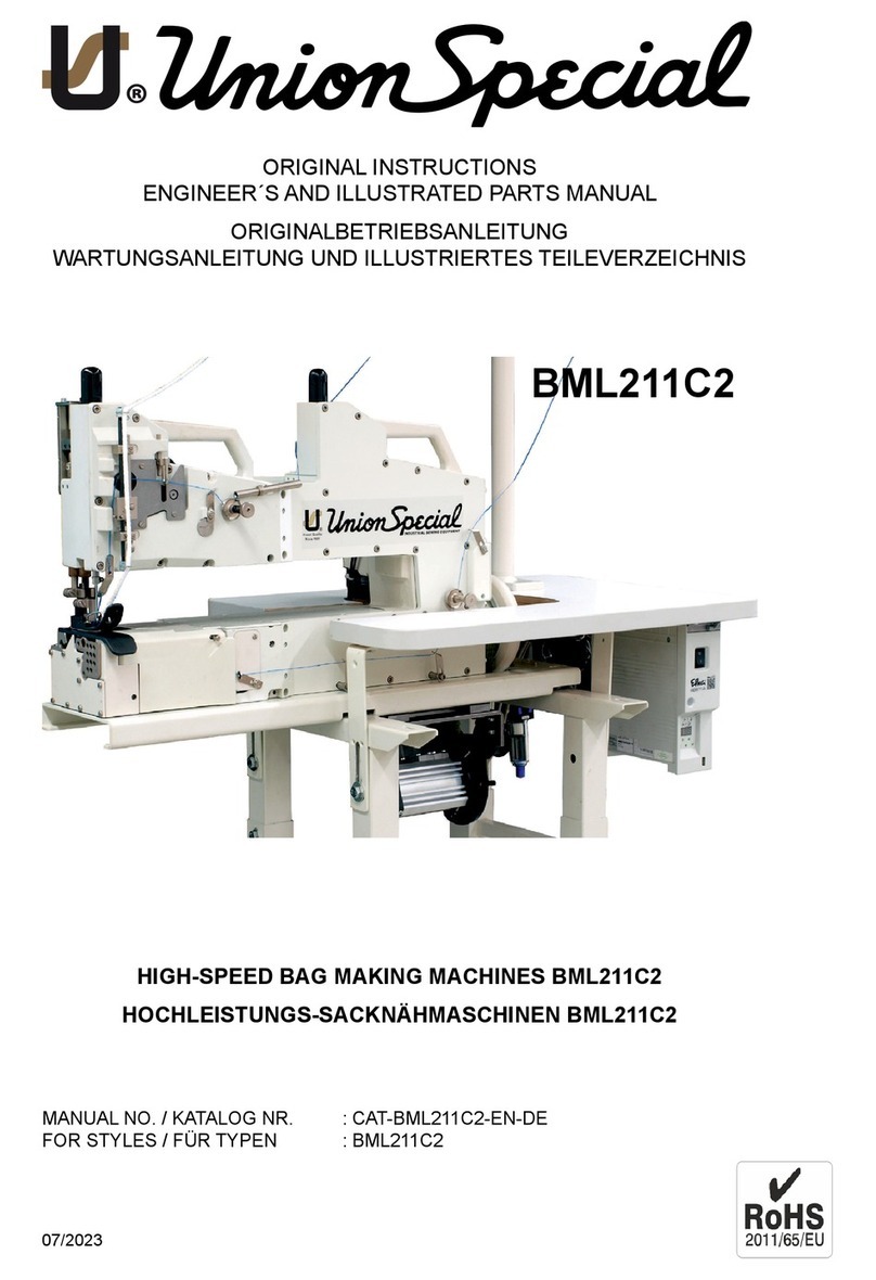 UnionSpecial BML211C2 User manual
