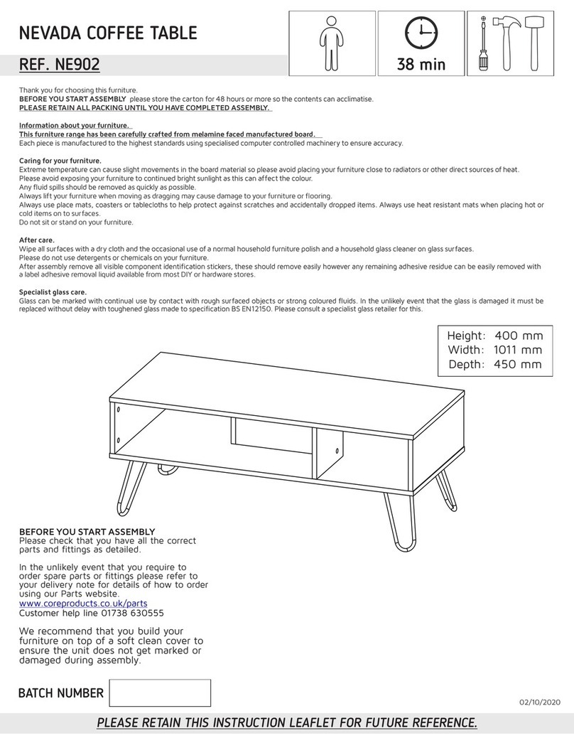 Core Products NEVADA NE902 quick start guide