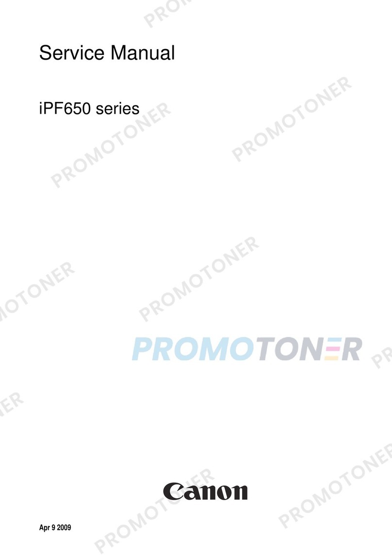 Canon iPF650 - imagePROGRAF Color Inkjet Printer User manual