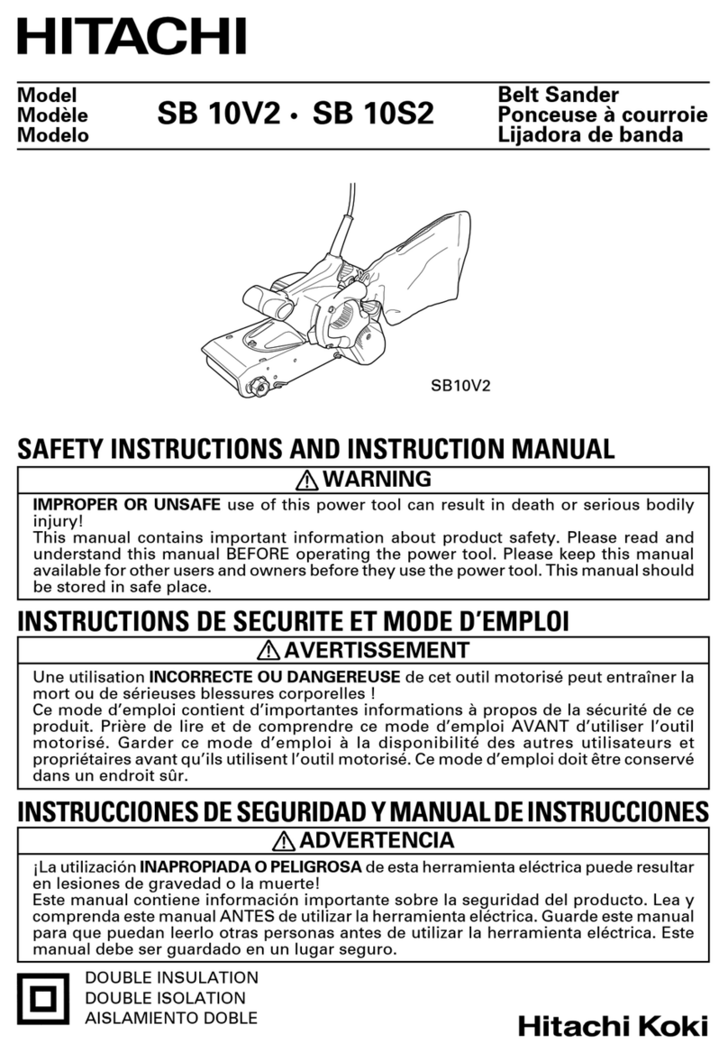 Hitachi SB 10V2 User manual