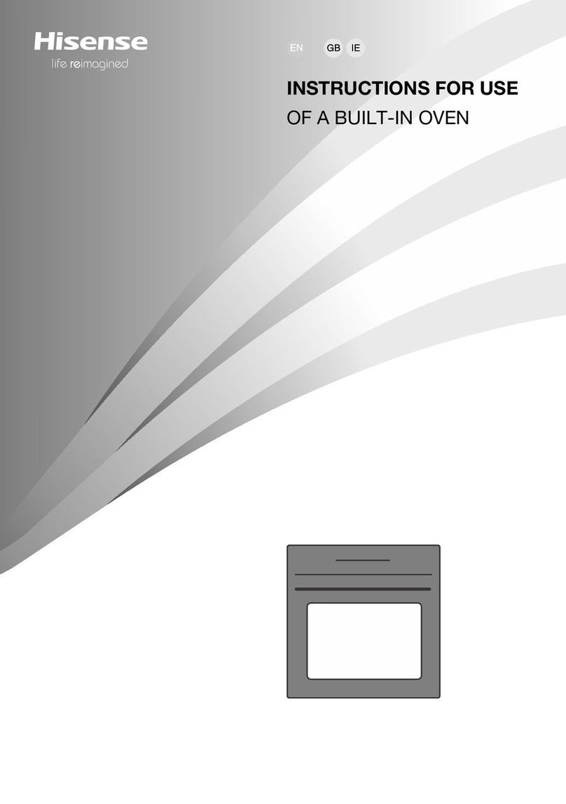 Hisense BSA65334PG Instructions for use Hisense BSA65334PG Instructions for use