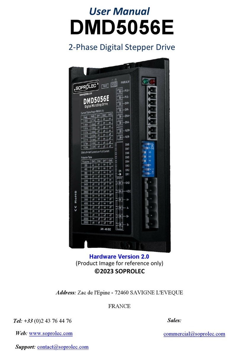 SOPROLEC DMD5056E user manual