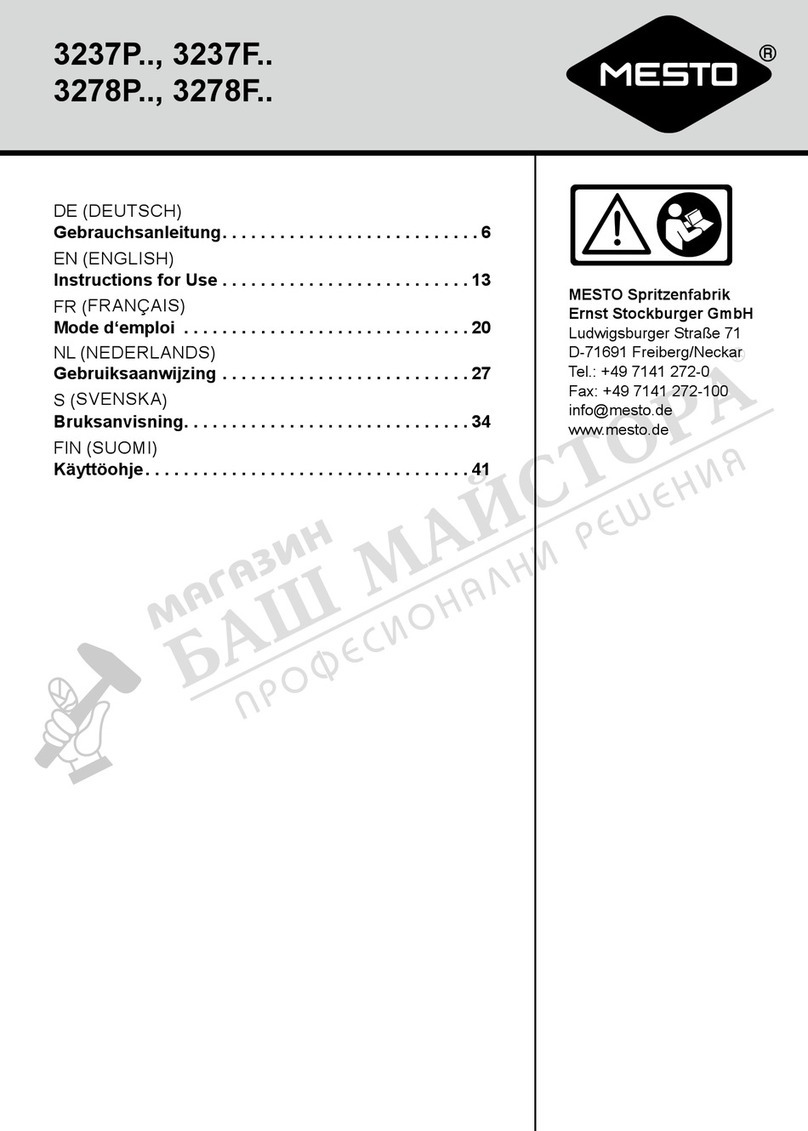 Mesto 3237P Series Instructions for use