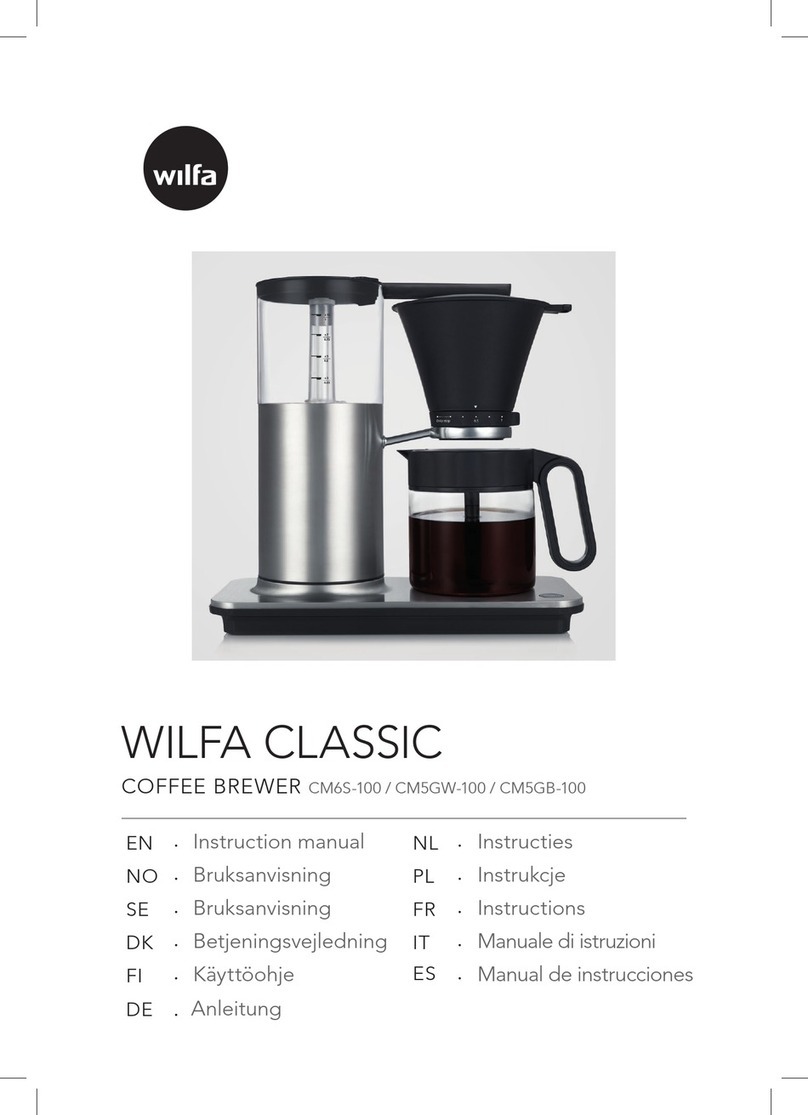 Wilfa CM6S-100 instruction manual