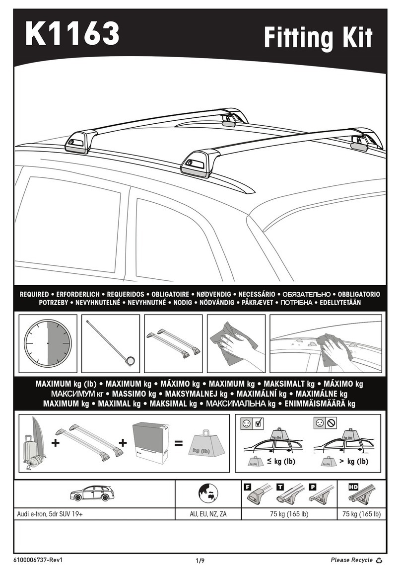 Prorack K1163 User manual